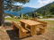 Mesa de pícnic de madera tratada Navic